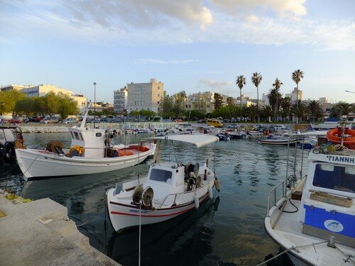Bateaux de pêche à Corinthe